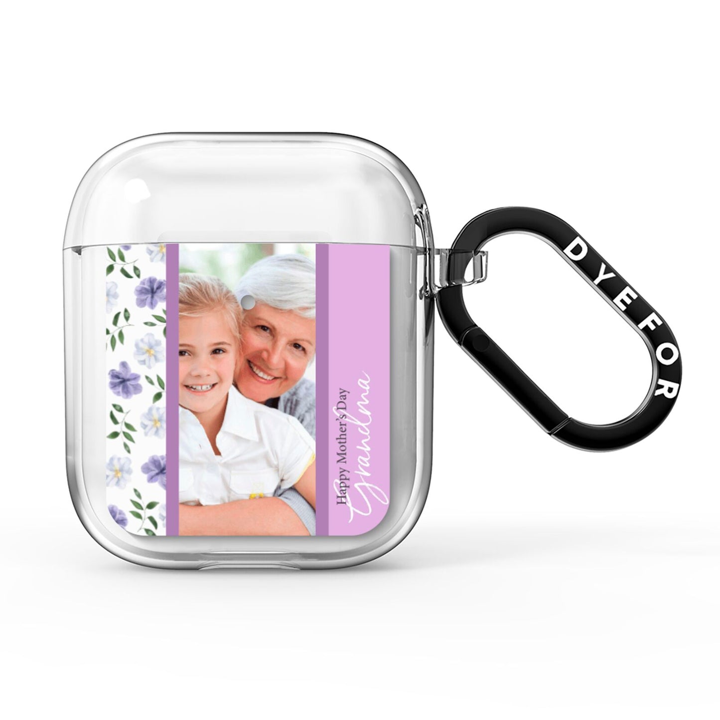 Personalised Grandma Mother s Day AirPods Clear Case