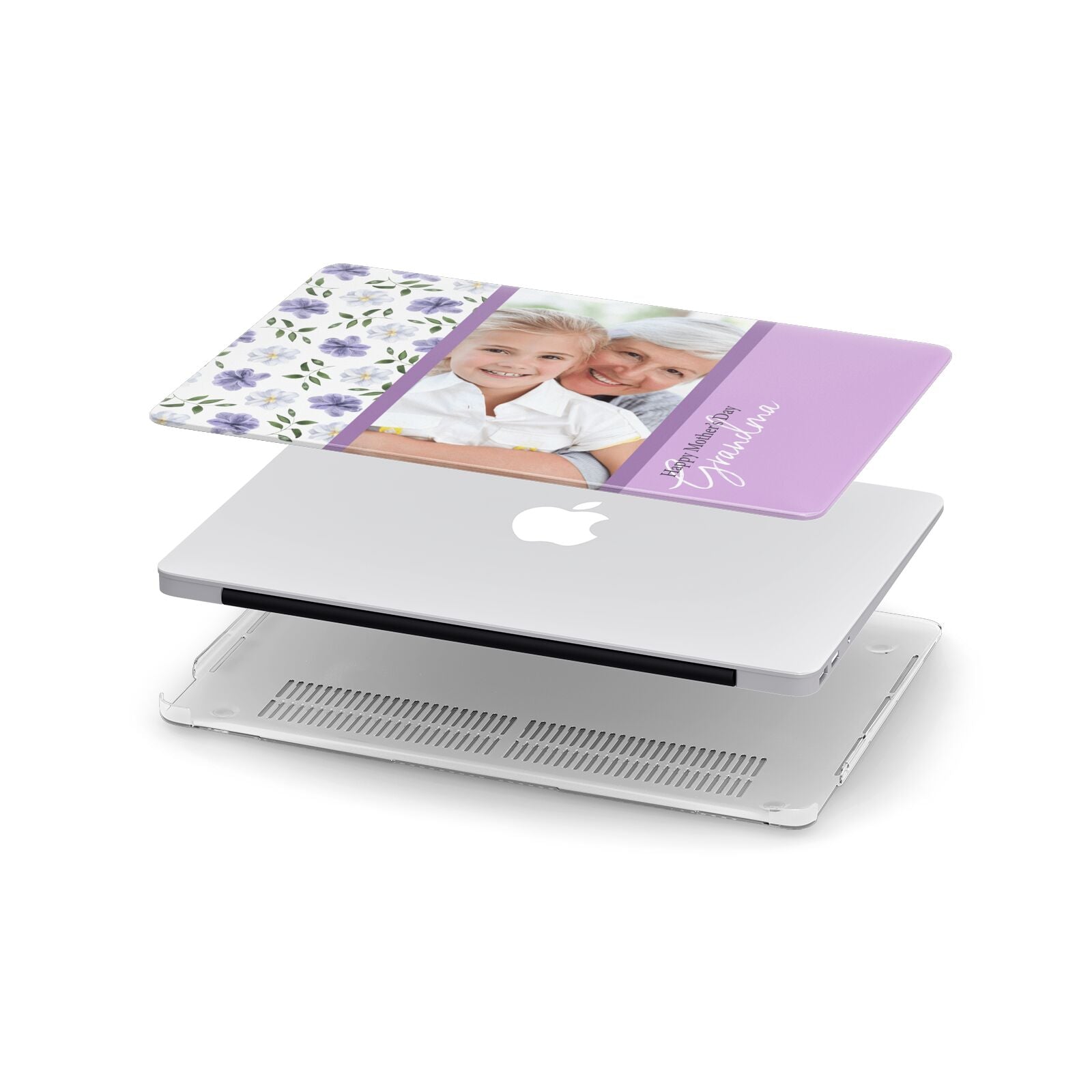 Personalised Grandma Mother s Day Apple MacBook Case in Detail