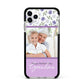 Personalised Grandma Mother s Day Apple iPhone 11 Pro Max in Silver with Black Impact Case