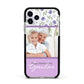 Personalised Grandma Mother s Day Apple iPhone 11 Pro in Silver with Black Impact Case