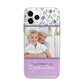 Personalised Grandma Mother s Day Apple iPhone 11 Pro in Silver with Bumper Case
