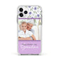 Personalised Grandma Mother s Day Apple iPhone 11 Pro in Silver with White Impact Case