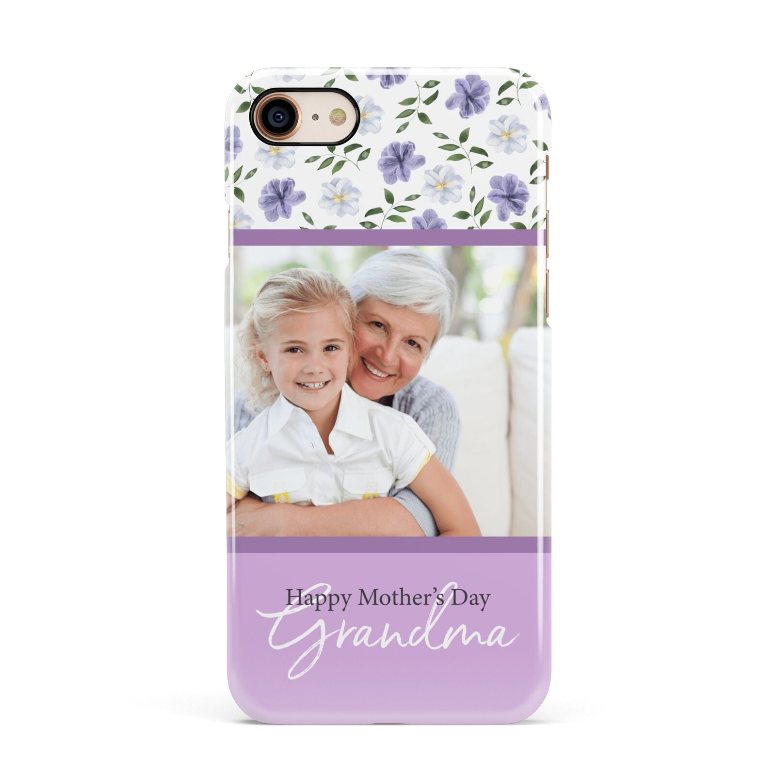 Personalised Grandma Mother s Day Apple iPhone 7 8 3D Snap Case