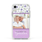 Personalised Grandma Mother s Day Apple iPhone XR Impact Case White Edge on Silver Phone