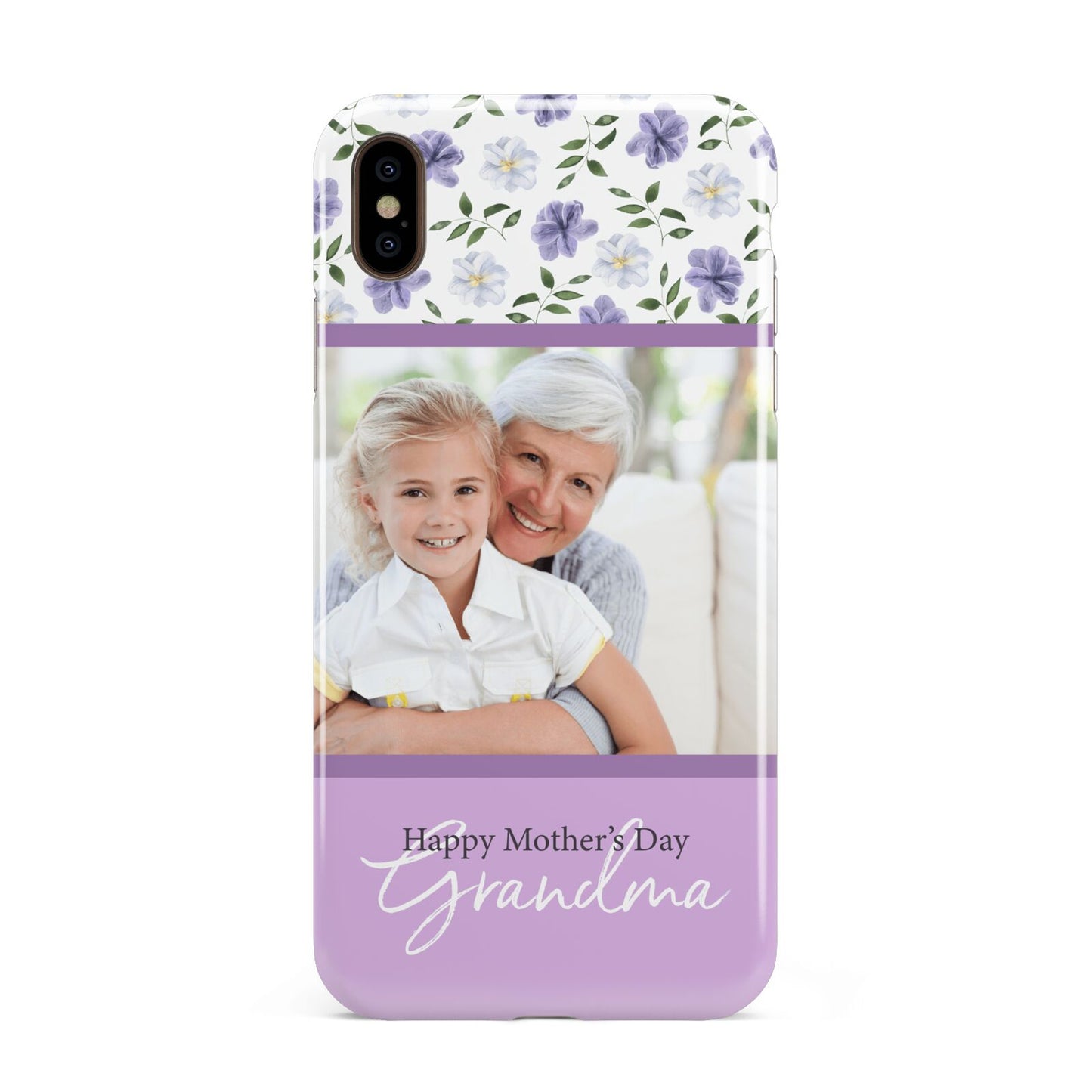 Personalised Grandma Mother s Day Apple iPhone Xs Max 3D Tough Case