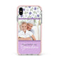 Personalised Grandma Mother s Day Apple iPhone Xs Max Impact Case Pink Edge on Silver Phone