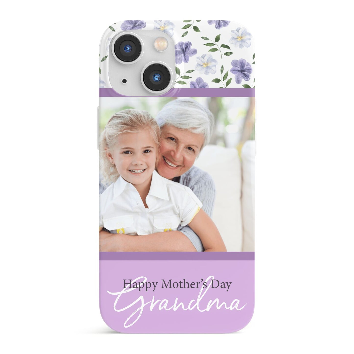 Personalised Grandma Mother s Day iPhone 13 Mini Full Wrap 3D Snap Case