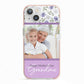 Personalised Grandma Mother s Day iPhone 13 TPU Impact Case with Pink Edges