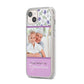 Personalised Grandma Mother s Day iPhone 14 Plus Clear Tough Case Starlight Angled Image