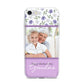 Personalised Grandma Mother s Day iPhone 7 Bumper Case on Silver iPhone