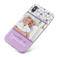 Personalised Grandma Mother s Day iPhone X Bumper Case on Silver iPhone