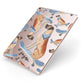 Personalised Great Dane Apple iPad Case on Rose Gold iPad Side View