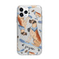 Personalised Great Dane Apple iPhone 11 Pro in Silver with Bumper Case