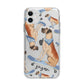 Personalised Great Dane Apple iPhone 11 in White with Bumper Case