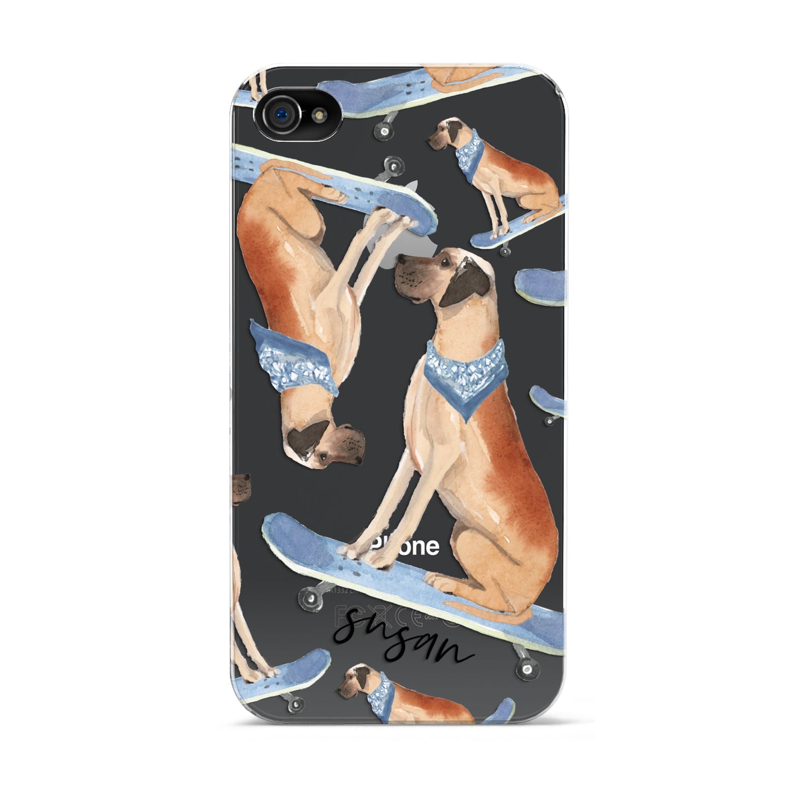 Personalised Great Dane Apple iPhone 4s Case
