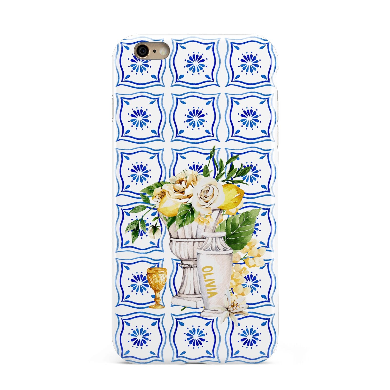Personalised Greek Tiles Apple iPhone 6 Plus 3D Tough Case