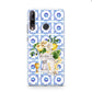 Personalised Greek Tiles Huawei P40 Lite E Phone Case