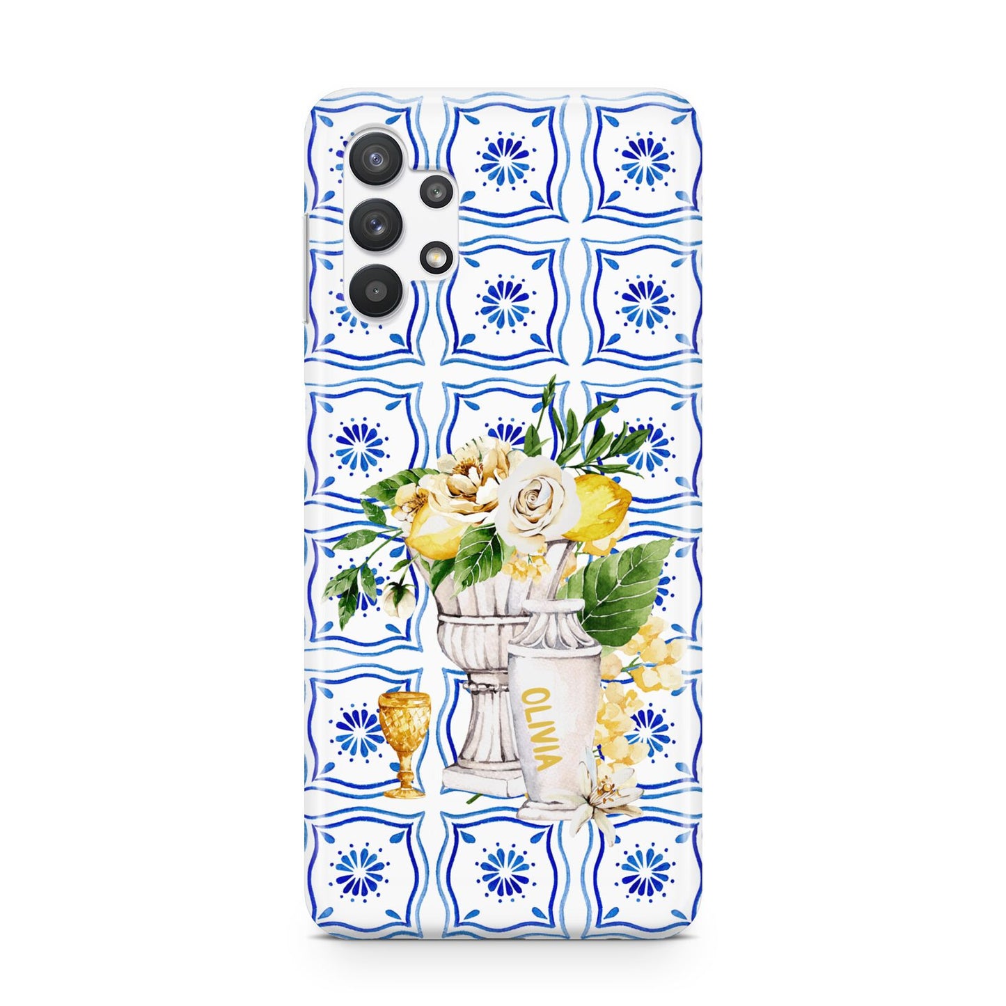Personalised Greek Tiles Samsung A32 5G Case