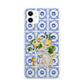 Personalised Greek Tiles iPhone 11 3D Snap Case