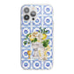 Personalised Greek Tiles iPhone 13 Pro Max TPU Impact Case with White Edges