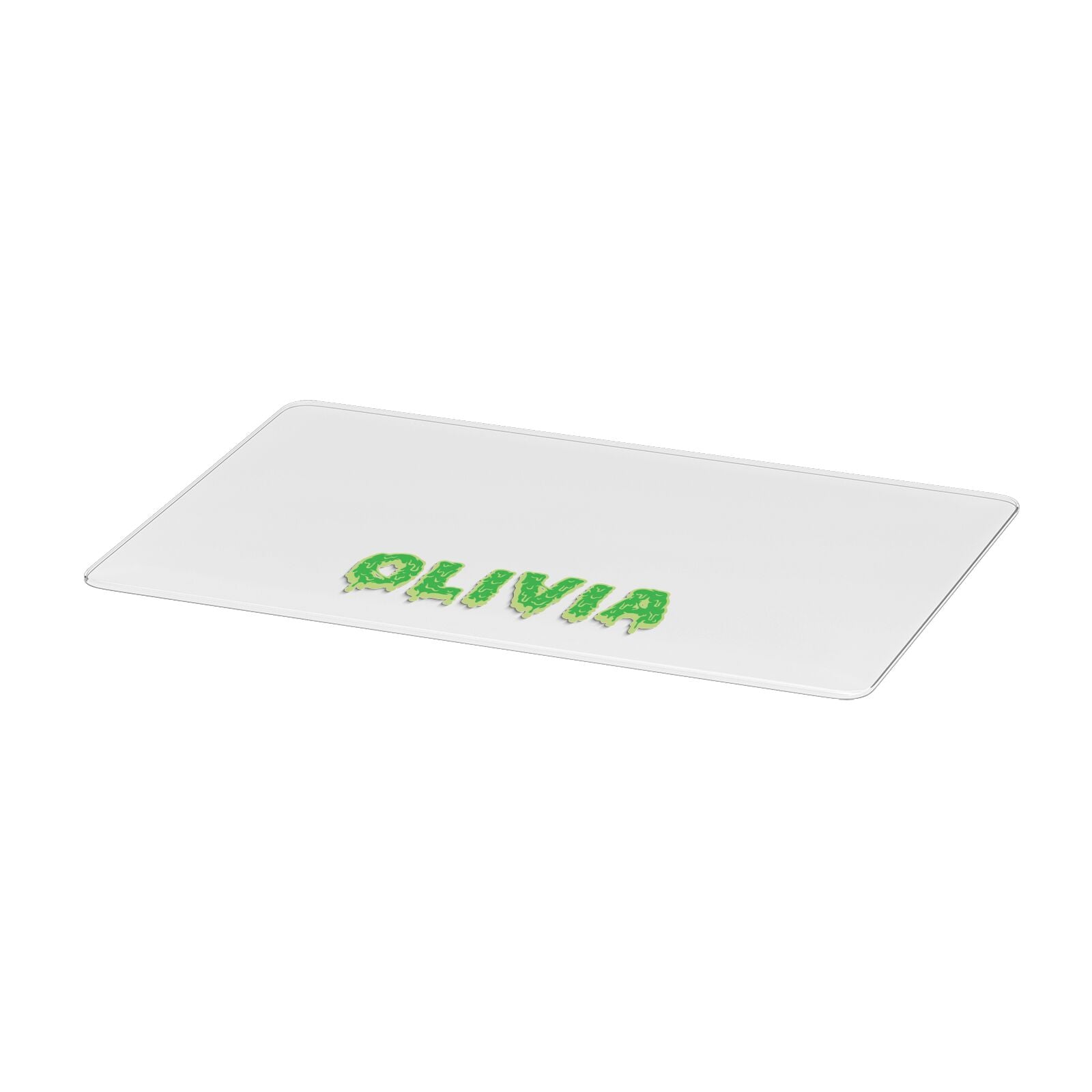 Personalised Green Halloween Slime Text Apple MacBook Case Only