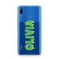 Personalised Green Halloween Slime Text Huawei P Smart Z