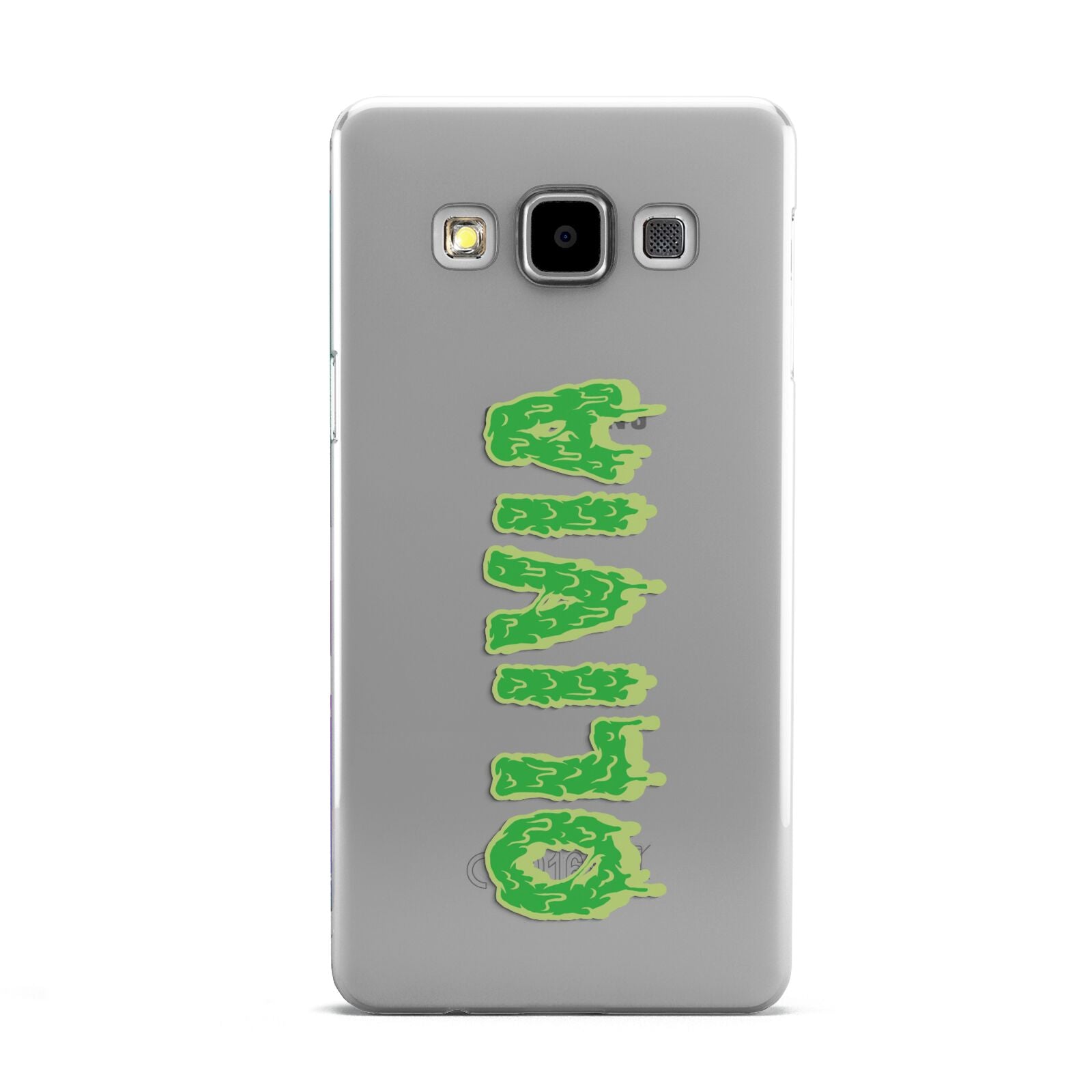 Personalised Green Halloween Slime Text Samsung Galaxy A5 Case