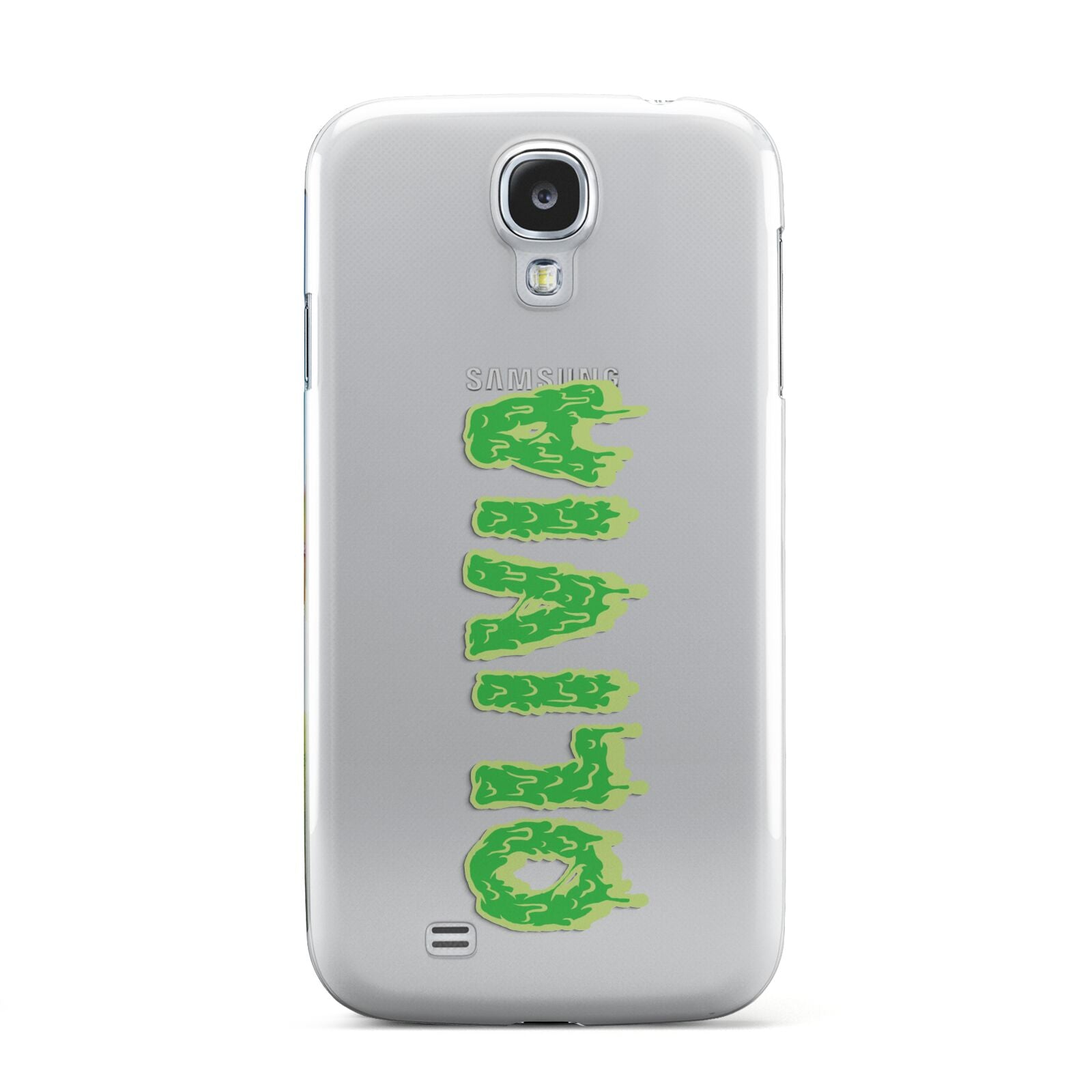Personalised Green Halloween Slime Text Samsung Galaxy S4 Case