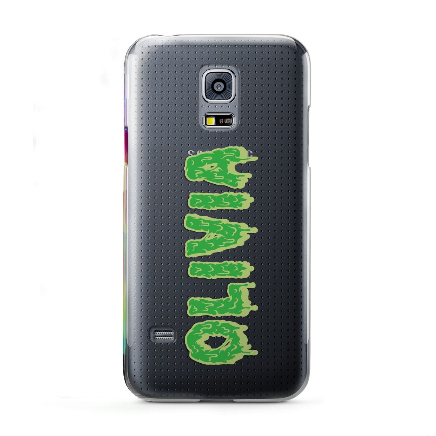 Personalised Green Halloween Slime Text Samsung Galaxy S5 Mini Case