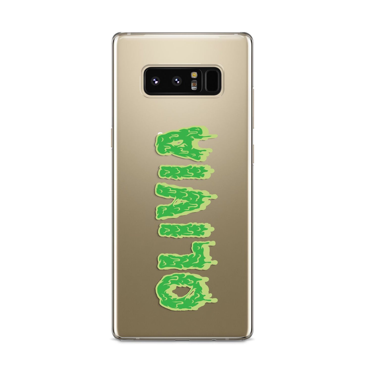 Personalised Green Halloween Slime Text Samsung Galaxy S8 Case