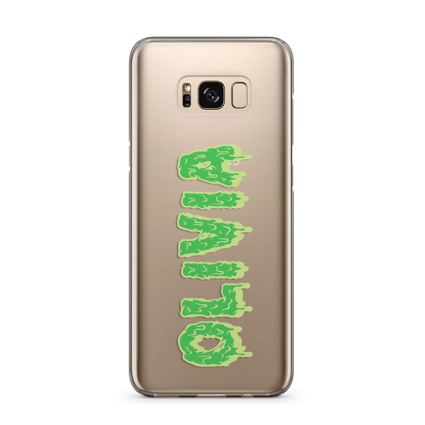 Personalised Green Halloween Slime Text Samsung Galaxy S8 Plus Case