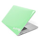 Personalised Green Name Apple MacBook Case Side View