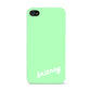 Personalised Green Name Apple iPhone 4s Case