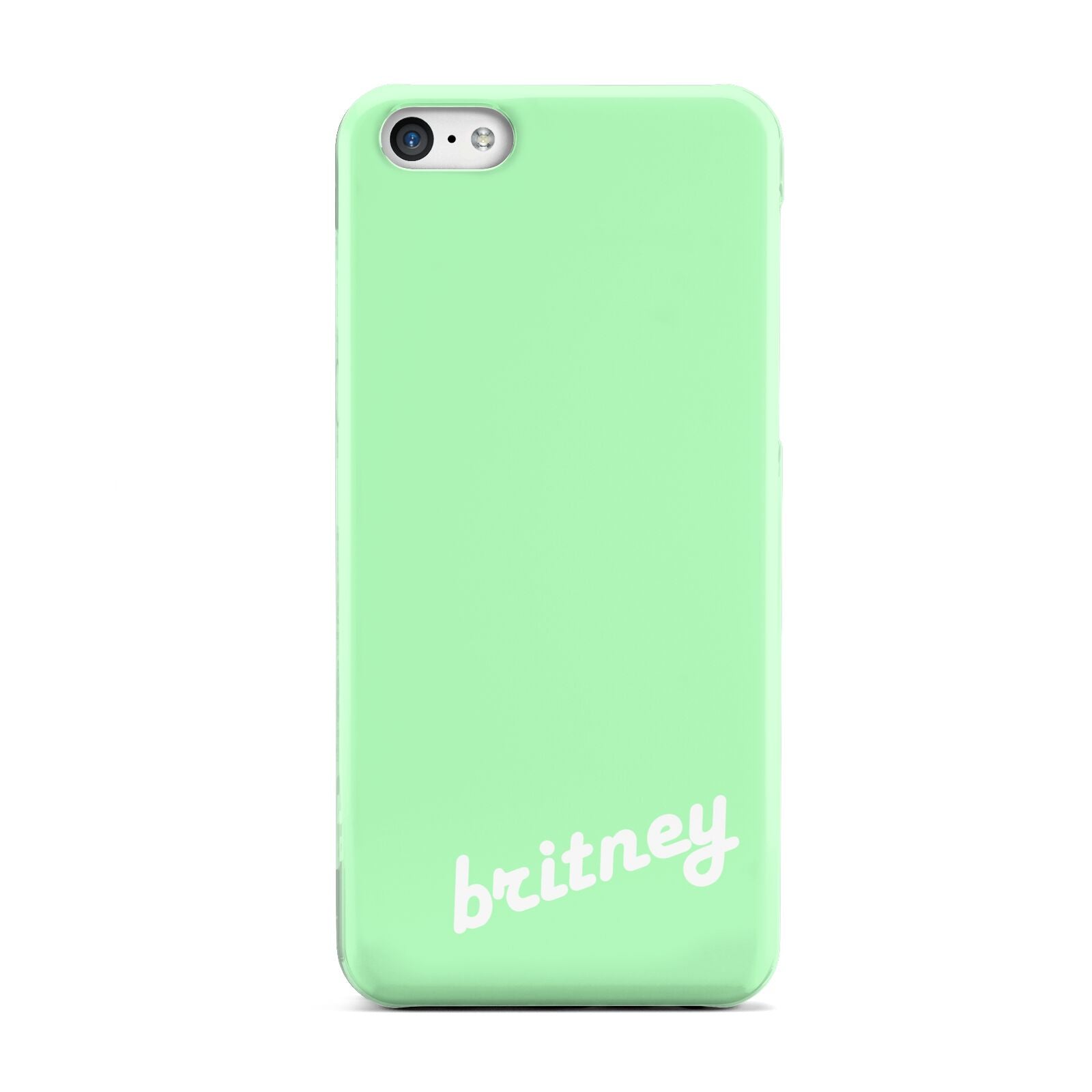 Personalised Green Name Apple iPhone 5c Case