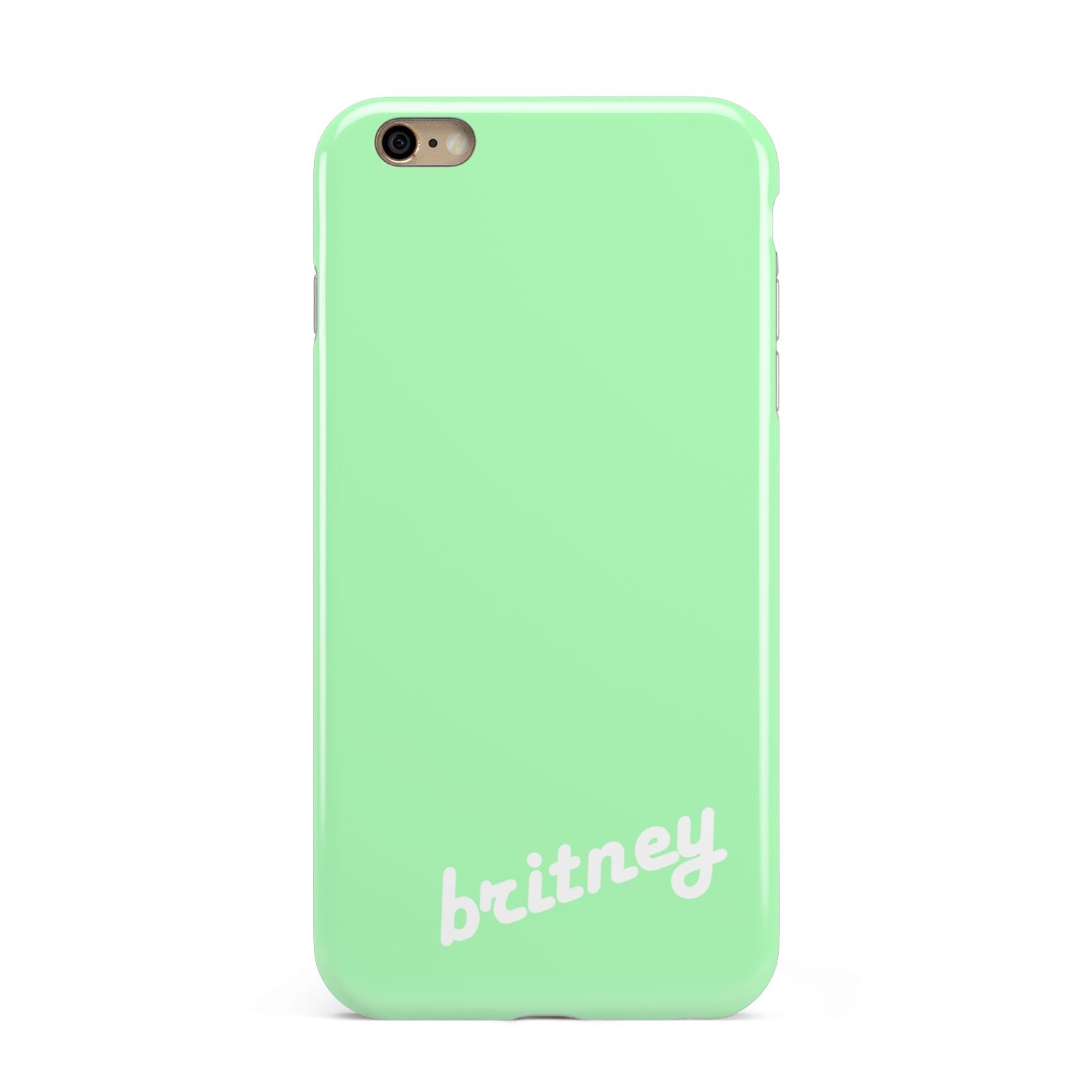 Personalised Green Name Apple iPhone 6 Plus 3D Tough Case