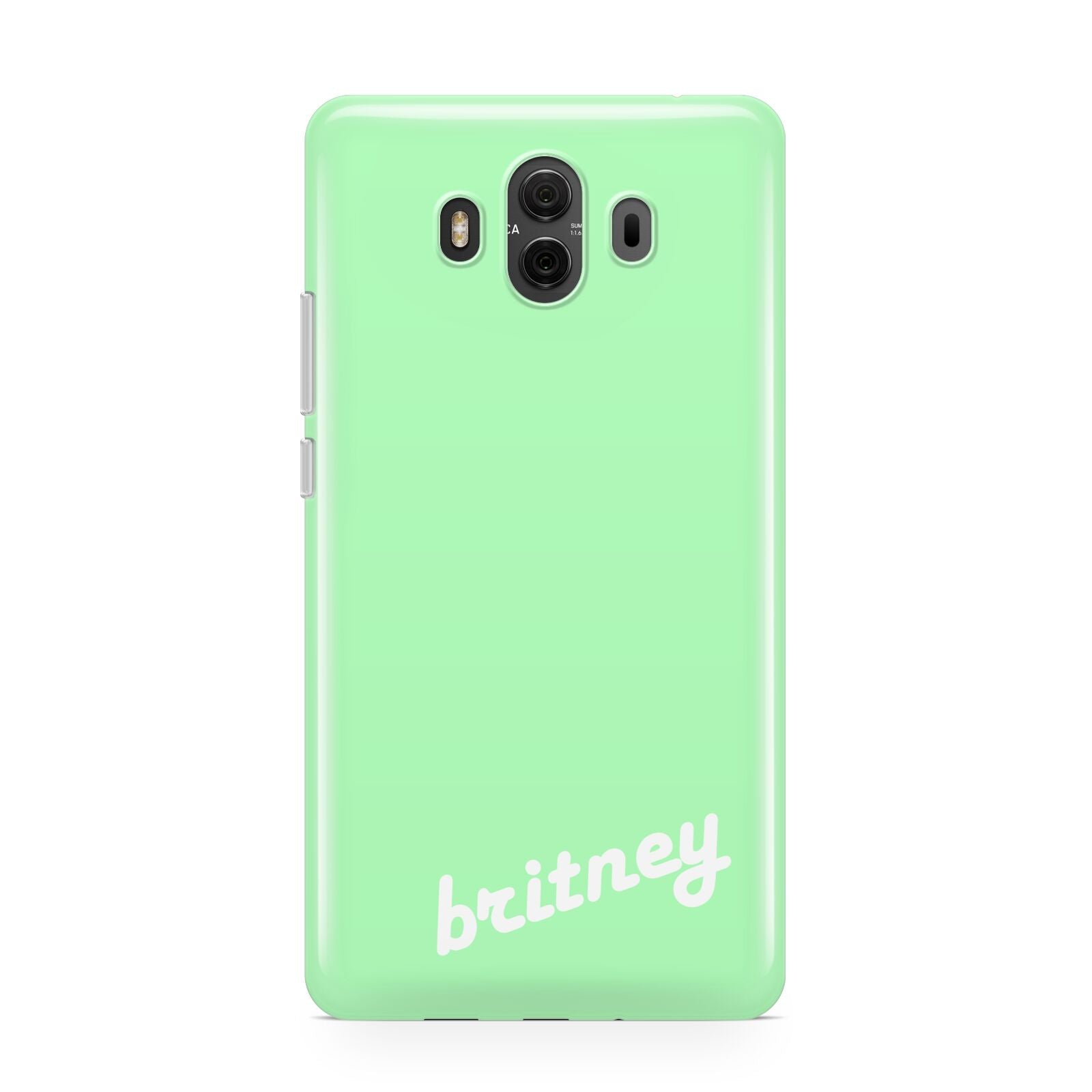 Personalised Green Name Huawei Mate 10 Protective Phone Case