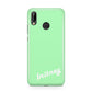 Personalised Green Name Huawei P20 Lite Phone Case