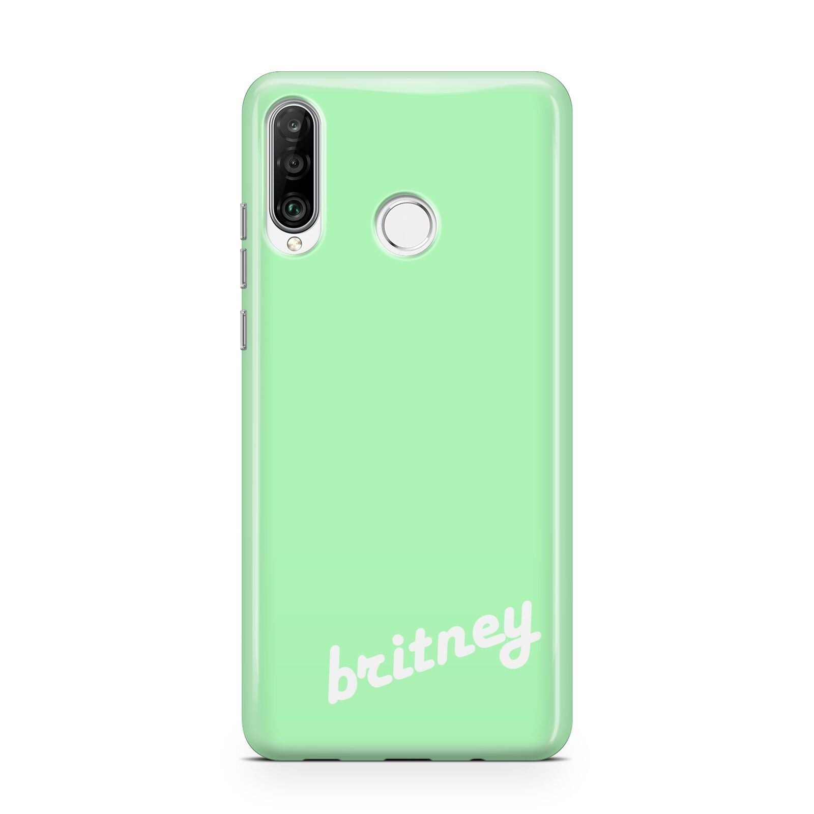 Personalised Green Name Huawei P30 Lite Phone Case