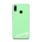 Personalised Green Name Huawei Y7 2019