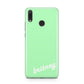 Personalised Green Name Huawei Y9 2019