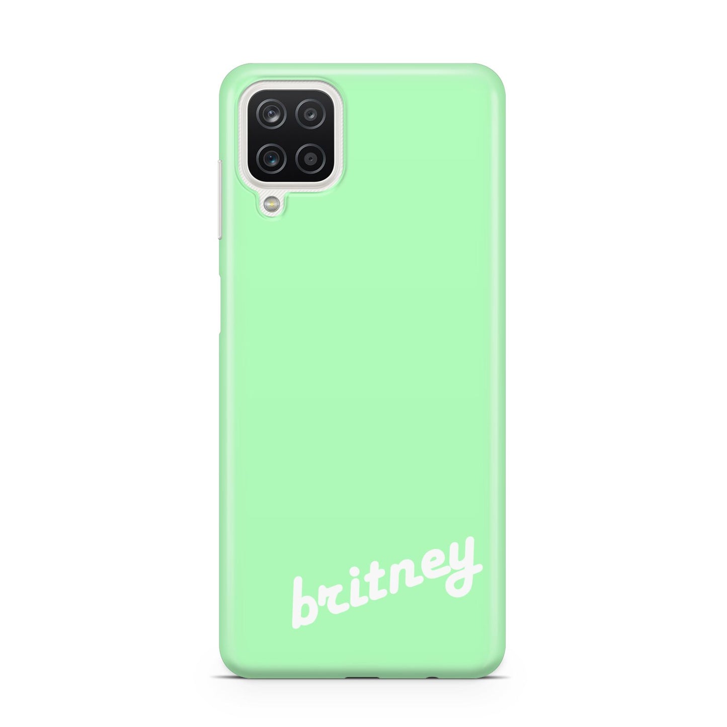Personalised Green Name Samsung A12 Case