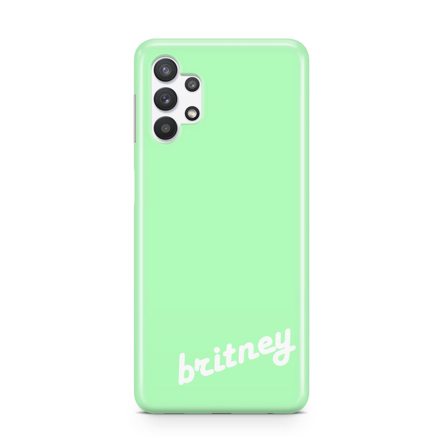 Personalised Green Name Samsung A32 5G Case