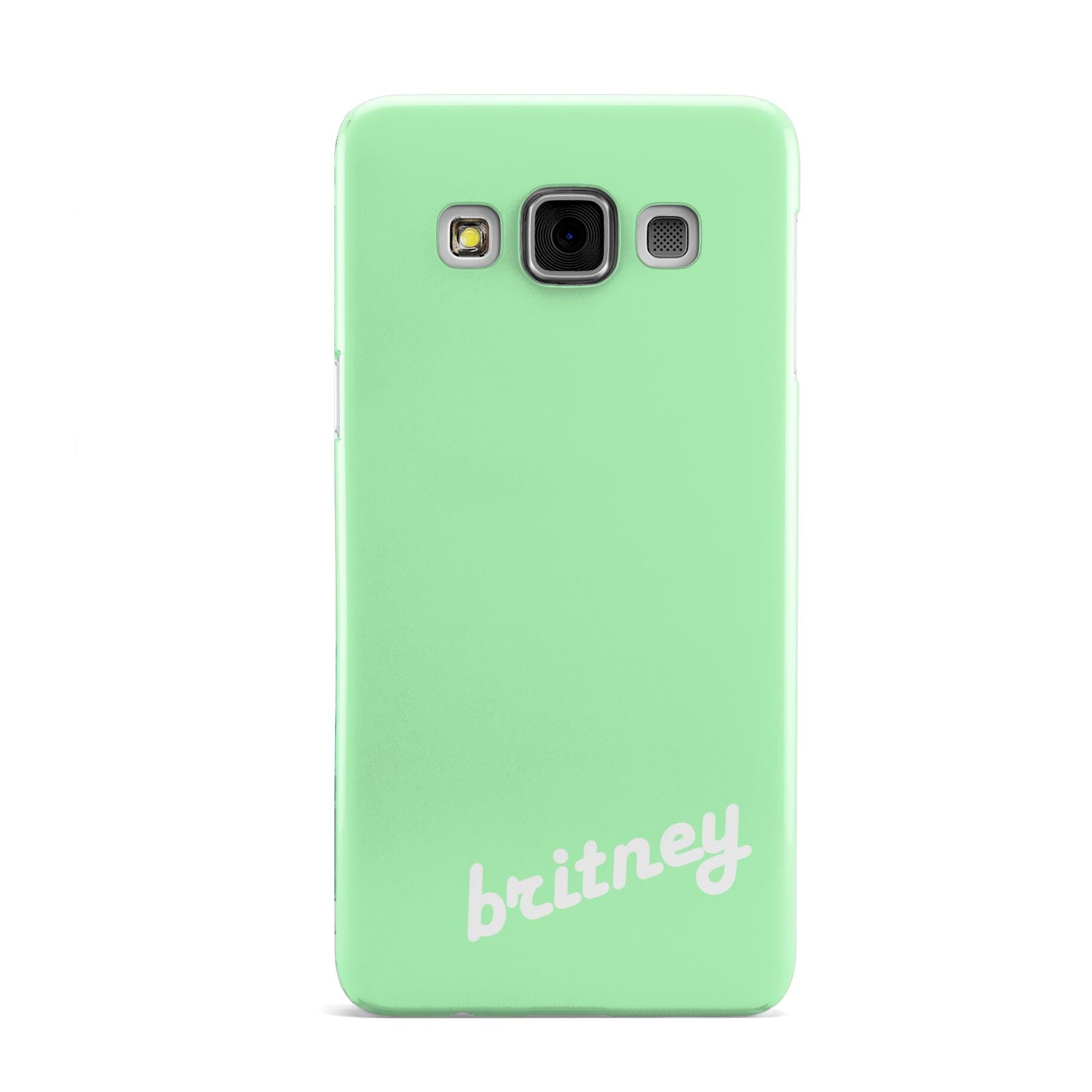 Personalised Green Name Samsung Galaxy A3 Case