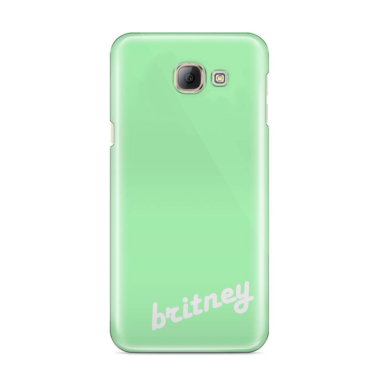Personalised Green Name Samsung Galaxy A8 2016 Case