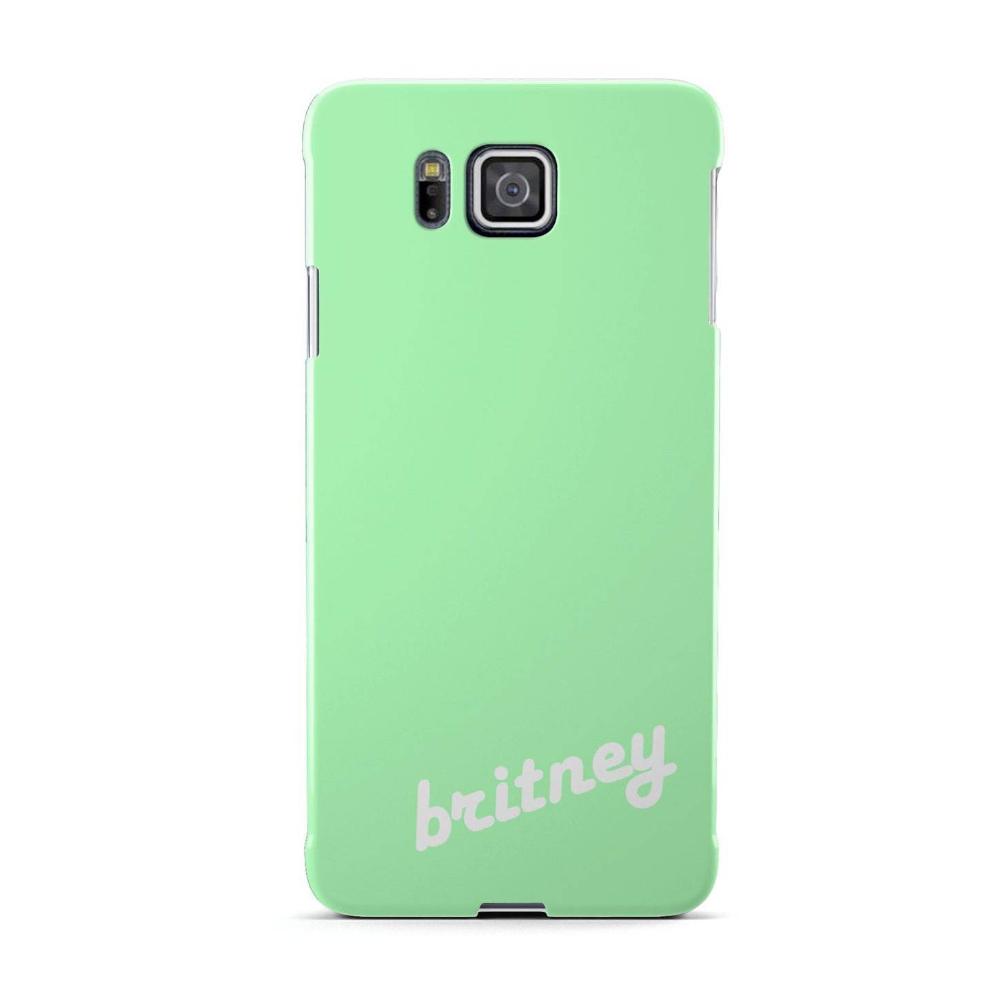 Personalised Green Name Samsung Galaxy Alpha Case