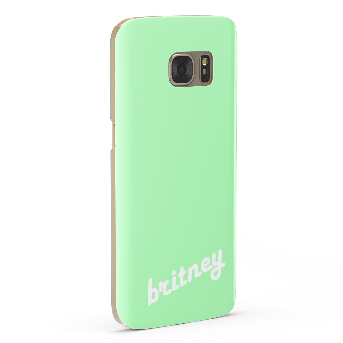 Personalised Green Name Samsung Galaxy Case Fourty Five Degrees