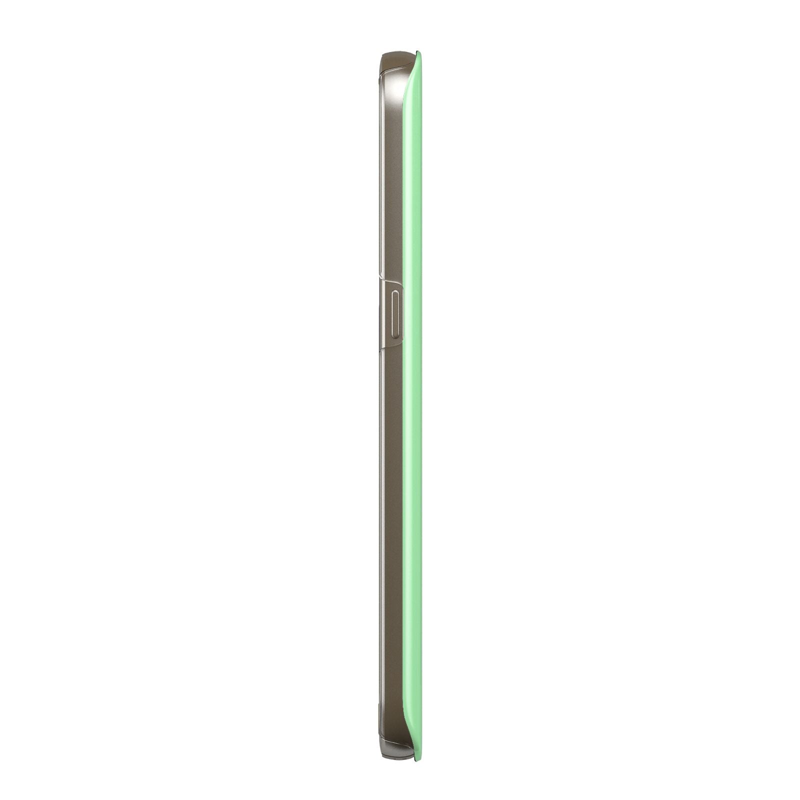 Personalised Green Name Samsung Galaxy Case Side View