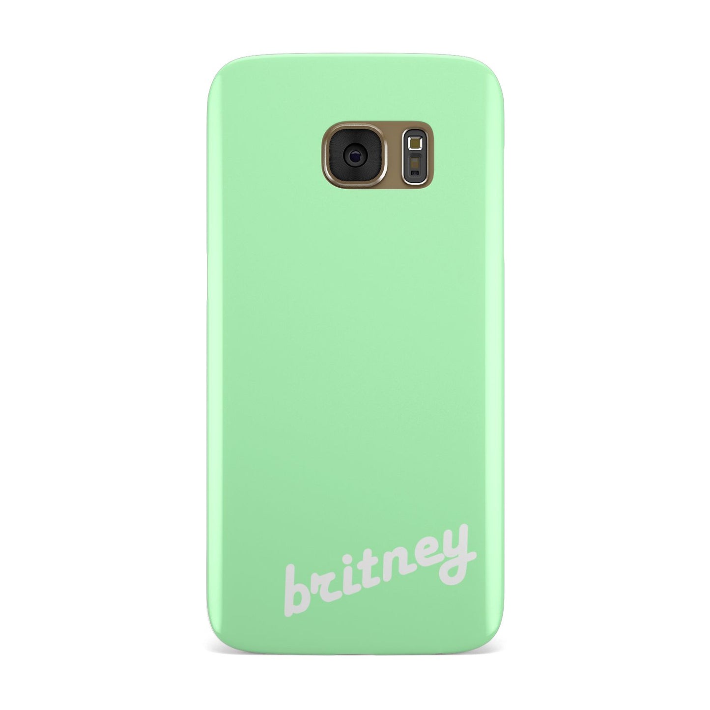 Personalised Green Name Samsung Galaxy Case