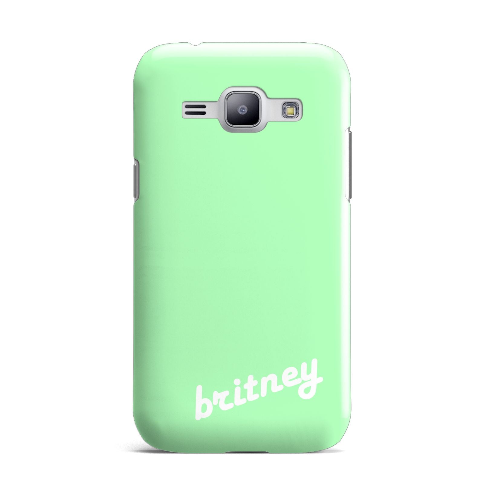 Personalised Green Name Samsung Galaxy J1 2015 Case