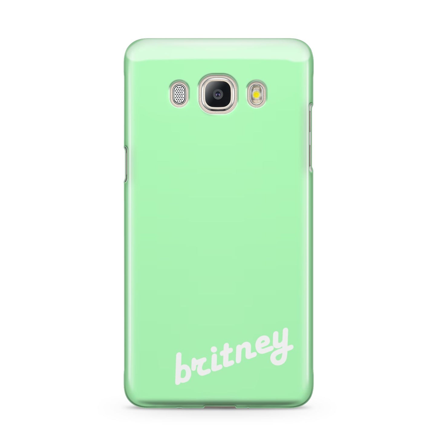 Personalised Green Name Samsung Galaxy J5 2016 Case